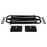 1988-1999 Chevy C2500 Rear Suspension Lift Kit Blocks & U bolts 2WD