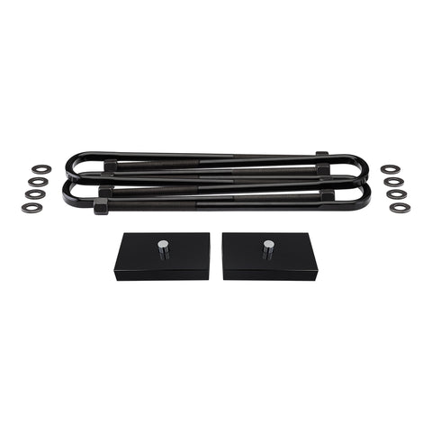 2017-2023 Ford F250 / F350 Super Duty 2WD 4WD Rear Suspensions Lift Kit - NEW DESIGN FORGED FLAT-TOP U-BOLTS-Suspension Lift Kits-Supreme Suspensions®-F-250 Super Duty-1"-Supreme Suspensions®