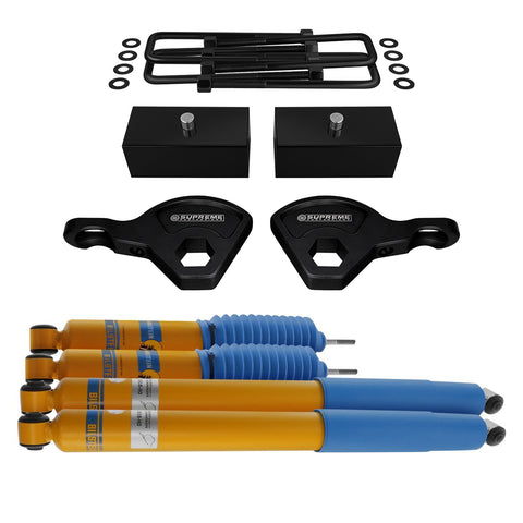 1997-2004 Dodge Dakota Full Suspension Lift Kit & Bilstein Shocks Kit 4WD 4x4-Suspension Lift Kits-Bilstein and Supreme Suspensions-Supreme Suspensions®