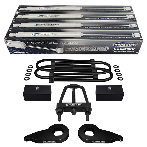 1997-2003 Ford F150 Full Suspension Lift Kit w/ Install Tool & Extended Pro Comp Shocks 4WD 4x4