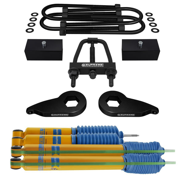 1997-2003 Ford f150 kit de elevação de suspensão total, ferramenta de instalação e amortecedores bilstein 4wd 4x4