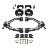 2007-2018 GMC Sierra 1500 3.5" Front Leveling Kit with Uni-Ball Upper Control Arms and Camber/Caster Adjusting & Lock-Out Kit