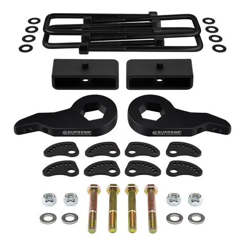 2000-2011 Chevrolet Suburban 2500 Full Lift Kit + Upper Arm Camber/Caster Alignment Kit-Suspension Lift Kits-Supreme Suspensions®-Supreme Suspensions®
