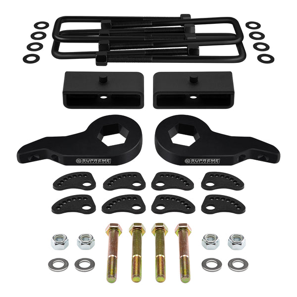 2002-2005 Chevrolet Avalanche 2500 Full Lift Kit Upper Arm Camber/Caster Alignment Kit