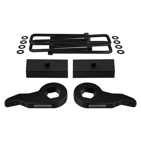 2000-2010 Chevy Silverado HD Full Suspension Lift Kit 2WD 4WD | SUPREME'S NEW HD STEEL LIFT BLOCKS!-Suspension Lift Kits-Supreme Suspensions®-2001 - 2010 Silverado 1500HD-1" - 3"-1"-Supreme Suspensions®