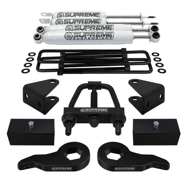 2000-2013 GMC Yukon XL 2500 Vollfederungs-Lift-Kit mit Installationswerkzeug und erweiterten Pro Comp-Stoßdämpfern 4WD