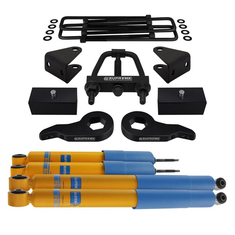 2002-2006 Chevy Avalanche 2500 Full Suspension Lift Kit, Bilstein Shocks & Install Tool 4WD 2WD-Suspension Lift Kits-Bilstein and Supreme Suspensions-Supreme Suspensions®