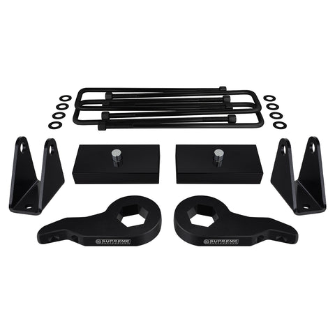 2000-2013 Chevy Suburban 2500 Full Suspension Lift Kit 2WD 4WD-Suspension Lift Kits-Supreme Suspensions®-1" - 3"-1"-Supreme Suspensions®