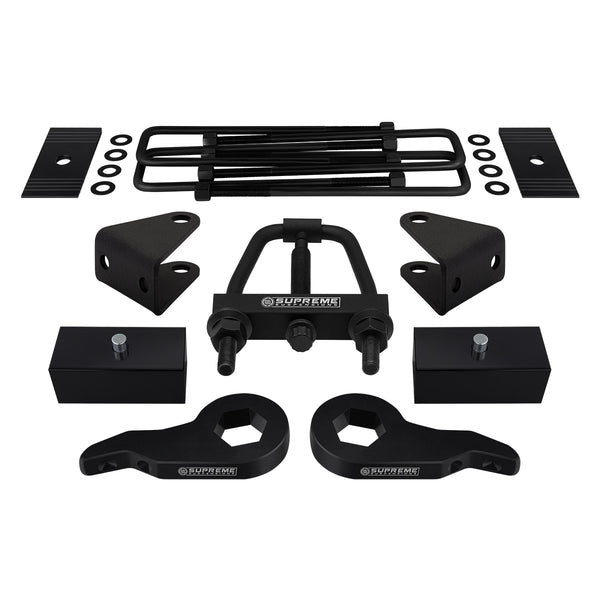 2000-2013 Chevy Suburban 2500 Full Suspension Lift Kit, Shims, Shock Extenders & Install Tool 2WD 4WD
