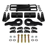 el kit de elevación completo Chevrolet Suburban 2500 2000-2011 incluye kit de alineación de inclinación/ruedas + extensores de choque.