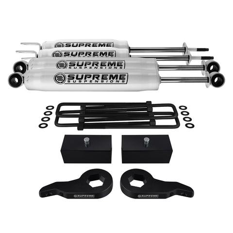 1992-1999 Chevy Suburban 1500 Full Suspension Lift Kit & Extended Pro Comp Shocks 4WD 4x4-Suspension Lift Kits-Pro Comp and Supreme Suspensions-Supreme Suspensions®