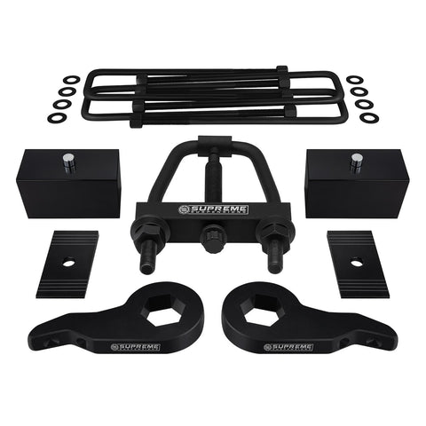 1999-2007(Classic) GMC Sierra 1500 Full Suspension Lift Kit w/ Install Tool & Shims 4WD 4x4-Suspension Lift Kits-Supreme Suspensions®-1" - 3"-1"-Supreme Suspensions®