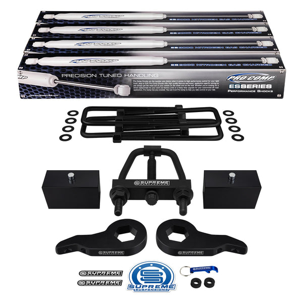 1999-2007(Classic) Chevy Silverado 1500 Fuld Suspension Lift Kit m/ Tool & Extended Pro Comp Shocks 4WD 4x4