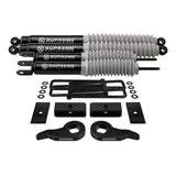 1999-2007 Chevrolet Silverado 1500 4WD Full Suspension Lift Kit med axelshims och MAX Performance Shock