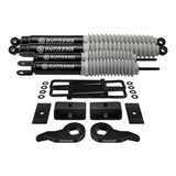 kit de levage à suspension complète Chevrolet Silverado 1500 4WD 1999-2007 avec cales d'essieu et amortisseurs MAX Performance