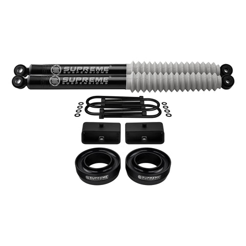 2002-2008 Dodge Ram 1500 Full Suspension Lift Kit with Rear MAX Performance Shock Absorbers 2WD-Suspension Lift Kits-Supreme Suspensions®-Supreme Suspensions®