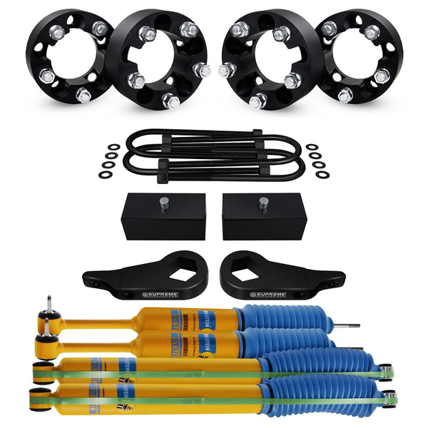 kit de levage à suspension complète Ford Ranger 1998-2012, amortisseurs Bilstein et entretoises de roue 4 roues motrices