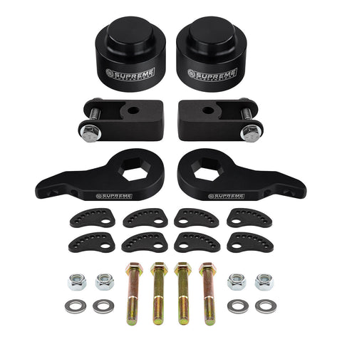 2000-2006 GMC Yukon XL 1500 6-Lug Full Lift Kit + Shock Extenders + Camber/Caster Alignment Kit-Suspension Lift Kits-Supreme Suspensions®-3"-2"-Supreme Suspensions®