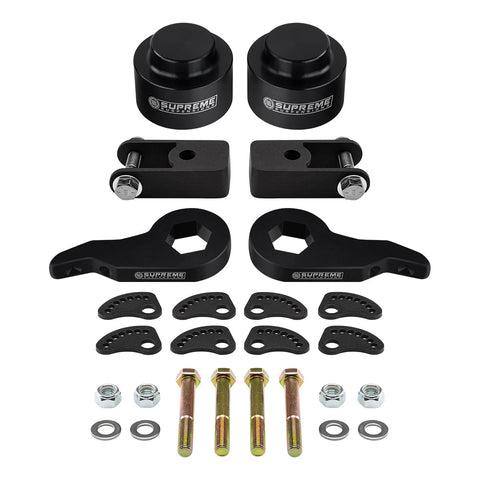 2000-2006 GMC Yukon 1500 6-Lug Full Lift Kit + Shock Extenders + Camber/Caster Alignment Kit-Suspension Lift Kits-Supreme Suspensions®-3"-2"-Supreme Suspensions®