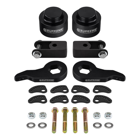 2002-2006 Chevrolet Avalanche 1500 Full Lift Kit + Shock Extenders + Camber/Caster Alignment Kit-Suspension Lift Kits-Supreme Suspensions®-Supreme Suspensions®