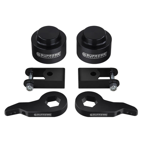 2000-2006 Chevy Suburban 1500 Full Suspension Lift Kit & Shock Extenders 4WD 4x4-Suspension Lift Kits-Supreme Suspensions®-Billet Aluminum-1"-Supreme Suspensions®