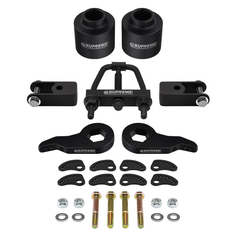 2000-2006 Chevrolet Suburban 1500 Full Lift Kit Includes Torsion Tool + Shock Extenders + Camber/Caster Alignment Kit-Suspension Lift Kits-Supreme Suspensions®-Supreme Suspensions®