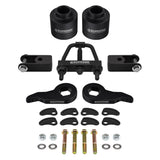 le kit de levage complet GMC Yukon 1500 2000-2006 comprend un outil de torsion + des rallonges d'amortisseur + un kit d'alignement de carrossage/roulette