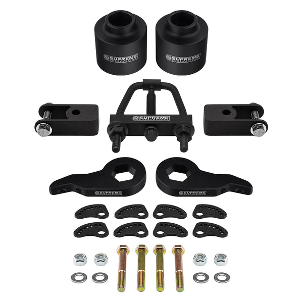 2002-2006 Chevrolet Avalanche 1500 Full Lift Kit Includes Torsion Tool + Shock Extenders + Camber/Caster Alignment Kit