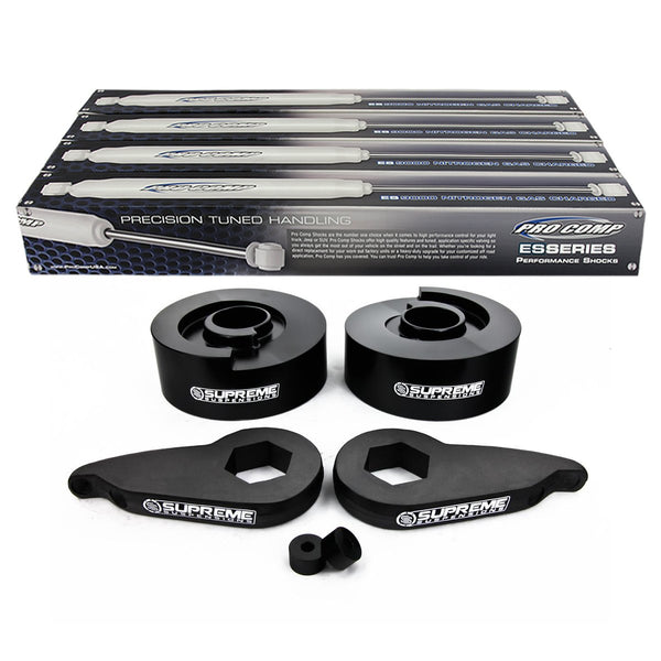 kit de elevación de suspensión completa Ford Expedition 1997-2002 y amortiguadores Pro Comp extendidos 4x4