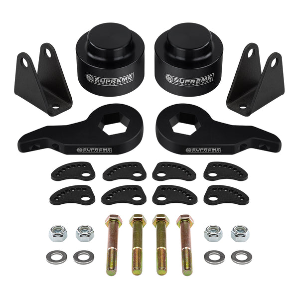 2003-2009 Hummer H2 4WD Full Lift Kit With Torsion Keys + Camber/Caster Alignment Kit