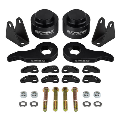 2003-2009 Hummer H2 4WD Full Lift Kit With Torsion Keys + Camber/Caster Alignment Kit-Suspension Lift Kits-Supreme Suspensions®-3"-2"-Supreme Suspensions®