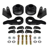 2003-2009 Hummer h2 4wd full lift kit 1-3" torsjonsnøkler foran + camber/trinsejusteringssett