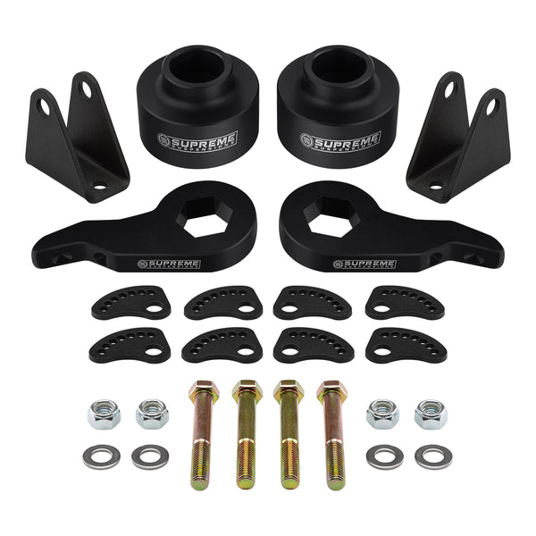 2003-2009 Hummer H2 4WD Full Lift Kit 1-3" Front Torsion Keys + Camber/Caster Alignment Kit