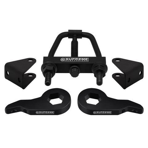 2000-2010 GMC Sierra 2500HD 1-3" Front Suspension Lift Kit w/ Shock Extenders & Install Tool 4WD 4x4-Suspension Lift Kits-Supreme Suspensions®-Supreme Suspensions®