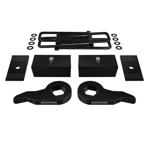 1992-1999 Chevy Suburban 1500 Full Suspension Lift Kit & Shims 4WD 4x4-Suspension Lift Kits-Supreme Suspensions®-1" - 3"-1"-Supreme Suspensions®