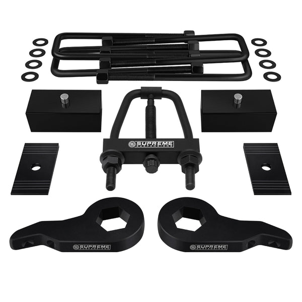 1992–1999 Chevy Suburban 1500 Full Suspension Höherlegungssatz, Unterlegscheiben und Montagewerkzeug, Allradantrieb, 4x4
