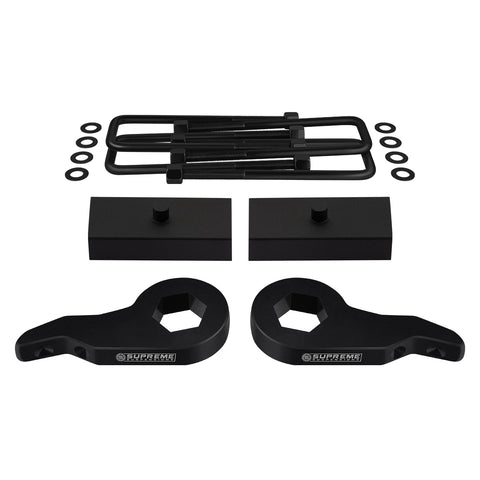 1995-1999 Chevy Tahoe Full Suspension Lift Kit 4WD | SUPREME'S NEW HD STEEL LIFT BLOCKS!-Suspension Lift Kits-Supreme Suspensions®-1" - 3"-1"-Supreme Suspensions®