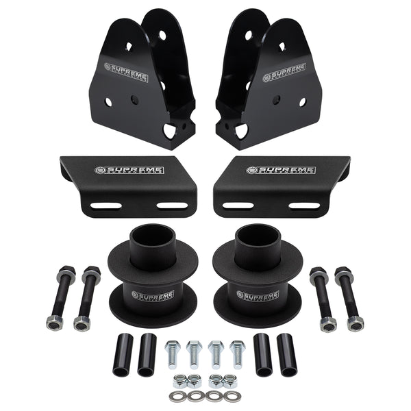 2008-2016 Ford Super Duty Front Suspension Lift Kit, Sway Bar Brackets & Radius Arm Drop Kit 4WD 4x4