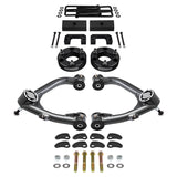 2007-2018 Chevrolet Silverado 1500 Full Suspension Lift Kit with Uni-Ball Upper Control Arms and Camber/Caster Adjusting & Lock-Out Kit