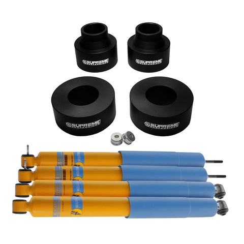 1999-2004 Jeep Grand Cherokee WJ Full Suspension Lift Kit & Bilstein Shocks 2WD 4WD-Suspension Lift Kits-Bilstein and Supreme Suspension-2.5 "-2" -4600 Series-Supreme Suspension®