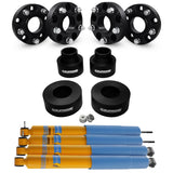 1999-2004 Jeep grand cherokee wj volledig geveerde liftkit, bilstein schokbrekers en wielafstandhouders