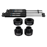 1999-2004 Jeep Grand Cherokee WJ Kit de elevación de suspensión completa con amortiguadores Pro Comp PRO-X de doble tubo 2WD 4WD