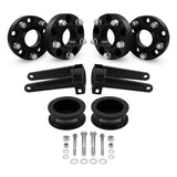 2005-2010 Jeep Commander xk completo 3,5" + 2" kit de elevação de suspensão traseira e espaçadores de roda