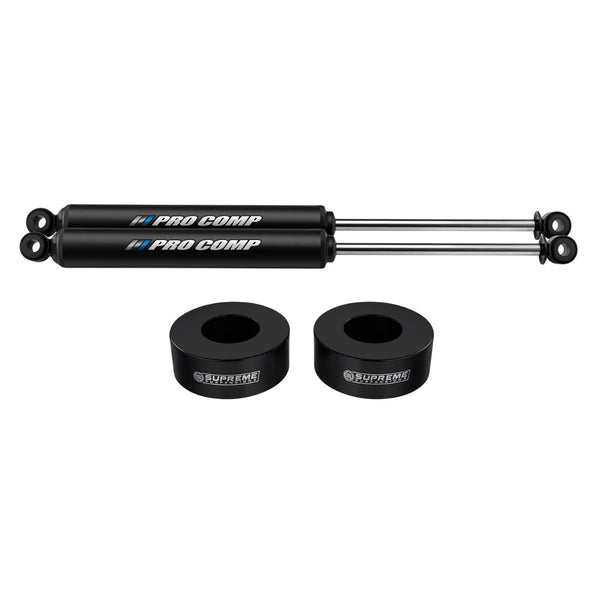 1999-2004 Jeep Grand Cherokee WJ 2" Rear Suspension Lift Spacers with Pro Comp PRO-X Twin Tube Shocks 2WD 4WD