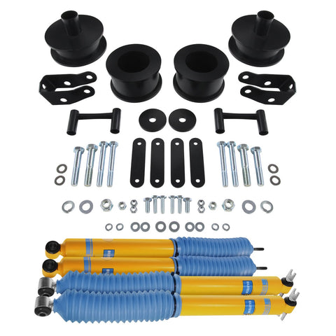 2007-2015 Jeep Wrangler JK Full Coil Spacer Lift Kit & Bilstein Shocks 2WD 4WD-Suspension Lift Kits-Bilstein and Supreme Suspensions-2.5"-4600 Series-Supreme Suspensions®