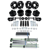 2007-2015 Jeep wrangler jk kit de elevación espaciador de bobina completa, amortiguadores bilstein y espaciadores de ruedas