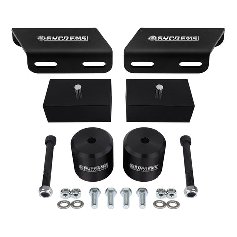 2008-2023 Ford F250 Super Duty Full Suspension Lift Kit & Sway Bar Drop Bracket 4WD-Suspension Lift Kits-Supreme Suspensions®-Black-1.5"-1"-Supreme Suspensions®