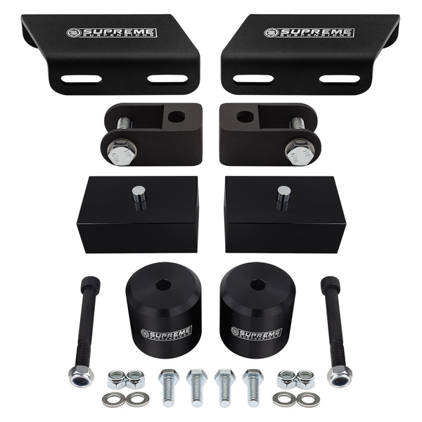 2008-2023 Ford F250 Super Duty Full Suspension Lift Kit, Front Shock Extenders & Sway Bar Drop Bracket 4WD
