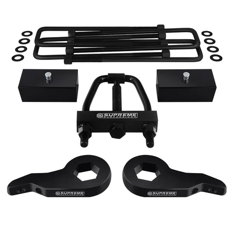 1999-2007(Classic) GMC Sierra 1500 Full Suspension Lift Kit & Install Tool 4WD 4x4-Suspension Lift Kits-Supreme Suspensions®-1" - 3"-1"-Supreme Suspensions®