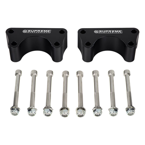 1993-1998 Toyota IFS T100 Front Suspension Lift Kit 2WD 4x2-Suspension Lift Kits-Supreme Suspensions®-2.5"-Black-Supreme Suspensions®
